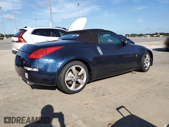 2008 Nissan 350Z Enthusiast with VIN JN1BZ36A78M850067, listed as a Copart auction lot 73639854 with Not Provided miles and Salvage Title. Bid and sale history available at DreamBid. Image 3.