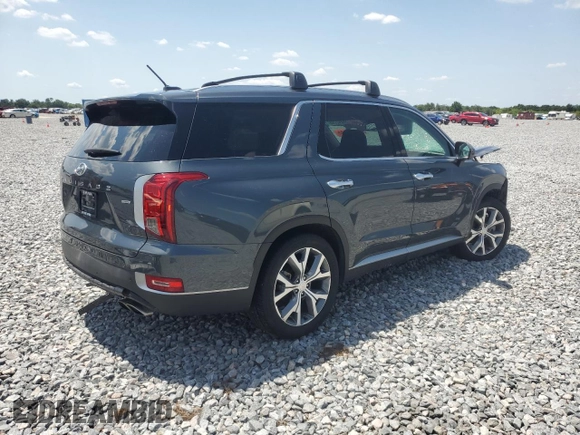 2022 Hyundai Palisade SEL z VIN KM8R3DHE2NU391329, wystawiony jako Copart lot #56842765 z przebiegiem 60 436 mil mil oraz Szkoda całkowita • Salvage title. Historia ofert i sprzedaży dostępna na DreamBid. Obrazek 3.