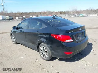 2017 Hyundai Accent SE with VIN KMHCT4AE1HU386384, listed as a IAAI auction lot 41656299 with 121,336 mi miles. Bid and sale history available at carsss.com. Image 3.