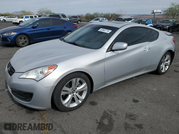 2011 Hyundai Genesis Coupe z VIN KMHHT6KD8BU045109, wystawiony jako Copart lot #53563715 z przebiegiem 66 701 mil mil oraz Szkoda całkowita • Salvage title. Historia ofert i sprzedaży dostępna na DreamBid. Obrazek 1.