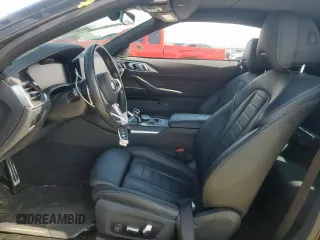 2023 BMW 4 Series M440i with VIN WBA53AT06PCM44083, listed as a Copart auction lot 58314465 with Not provided miles and Salvage title. Bid and sale history available at DreamBid. Image 7.