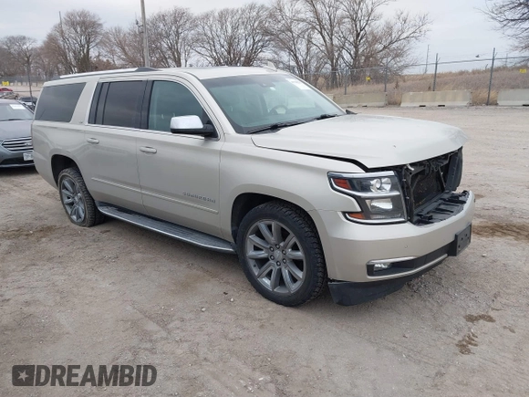 2016 Chevrolet Suburban LTZ with VIN 1GNSKJKC8GR133327, listed as a IAAI auction lot 41708235 with 78,099 mi miles. Bid and sale history available at carsss.com. Image 1.