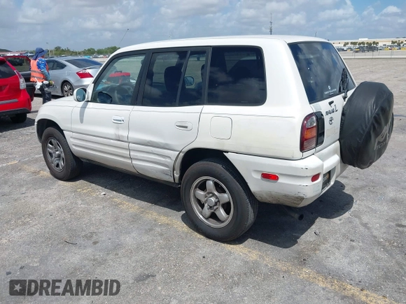 1999 Toyota RAV4 with VIN JT3GP10V5X7043735, listed as a IAAI auction lot 41939137 with 206,044 mi miles and . Bid and sale history available at DreamBid. Image 3.