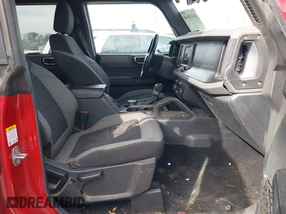 2021 Ford Bronco with VIN 1FMDE5BHXMLB01758, listed as a IAAI auction lot 41418048 with 31,652 mi miles and . Bid and sale history available at DreamBid. Image 5.