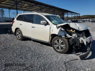 2020 Nissan Pathfinder S with VIN 5N1DR2AN7LC596798, listed as a Copart auction lot 49574785 with 99,769 mi miles and Salvage title. Bid and sale history available at DreamBid. Image 4.