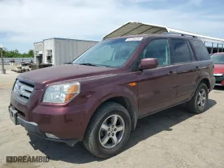 2007 Honda Pilot EX with VIN 5FNYF28437B008321, listed as a Copart auction lot 53106255 with 274,603 mi miles and Salvage Title. Bid and sale history available at carsss.com. Image 1.