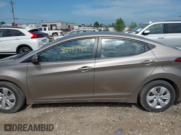 2016 Hyundai Elantra SE with VIN 5NPDH4AE8GH751419, listed as a IAAI auction lot 42547465 with 122,476 mi miles and . Bid and sale history available at DreamBid. Image 14.
