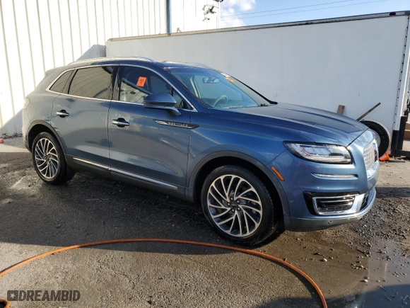 2019 Lincoln Nautilus Reserve with VIN 2LMPJ6LP6KBL36275, listed as a Copart auction lot 44921115 with 0 mi miles and Non Repairable. Bid and sale history available at carsss.com. Image 4.