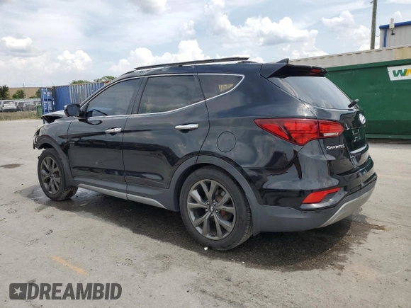 2017 Hyundai Santa Fe Ultimate z VIN 5XYZW4LA2HG457853, wystawiony jako Copart lot #55932495 z przebiegiem 150 461 mil mil oraz Szkoda całkowita • Salvage title. Historia ofert i sprzedaży dostępna na DreamBid. Obrazek 2.