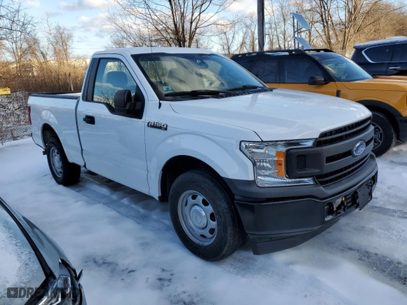 2019 Ford F-150 XL with VIN 1FTMF1CB6KKE99428, listed as a Copart auction lot 45852485 with 28,091 mi miles and Salvage Title. Bid and sale history available at carsss.com. Image 4.