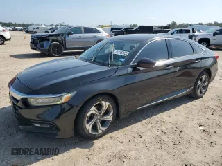 2018 Honda Accord EX with VIN 1HGCV1F40JA128038, listed as a Copart auction lot 56335995 with 109,775 mi miles and Salvage title. Bid and sale history available at DreamBid. Image 1.