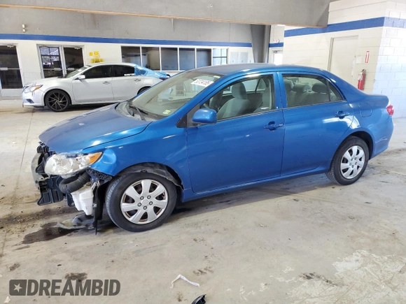 2009 Toyota Corolla with VIN 2T1BU40E49C142631, listed as a Copart auction lot 53734185 with 146,676 mi miles and Salvage Title. Bid and sale history available at carsss.com. Image 1.