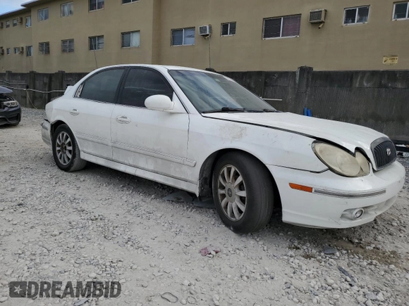 2003 Hyundai Sonata GLS with VIN KMHWF35H03A879762, listed as a Copart auction lot 84282744 with 192,132 mi miles and Salvage Title. Bid and sale history available at carsss.com. Image 4.