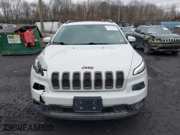 2016 Jeep Cherokee Latitude with VIN 1C4PJMCB8GW282752, listed as a IAAI auction lot 41475436 with 94,257 mi miles. Bid and sale history available at carsss.com. Image 12.