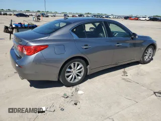 2017 Infiniti Q50 Premium z VIN JN1EV7AP6HM739506, wystawiony jako Copart lot #53484535 z przebiegiem 132 875 mil mil oraz Szkody całkowita. Historia ofert i sprzedaży dostępna na DreamBid. Obrazek 3.