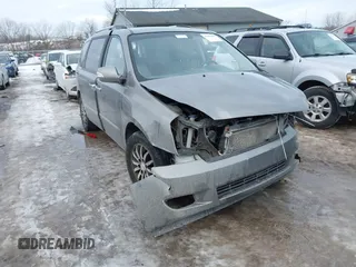 2011 Kia Sedona EX with VIN KNDMH4C74B6374945, listed as a IAAI auction lot 41603400 with 195,848 mi miles. Bid and sale history available at carsss.com. Image 1.