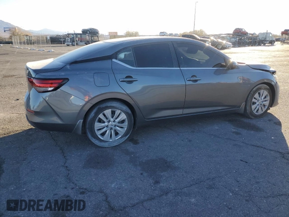 2020 Nissan Sentra S with VIN 3N1AB8BV6LY218365, listed as a Copart auction lot 41756425 with 37,580 mi miles and Salvage Title. Bid and sale history available at DreamBid. Image 3.