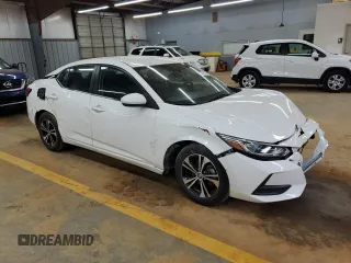 2023 Nissan Sentra SV with VIN 3N1AB8CV4PY302012, listed as a Copart auction lot 54521645 with 38,646 mi miles and Salvage Title. Bid and sale history available at DreamBid. Image 4.