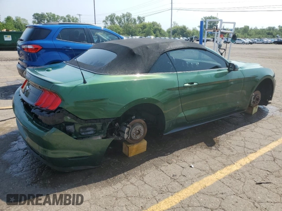 2022 Ford Mustang EcoBoost with VIN 1FATP8UH0N5129315, listed as a Copart auction lot 65189804 with 51,337 mi miles and Non Repairable. Bid and sale history available at carsss.com. Image 3.
