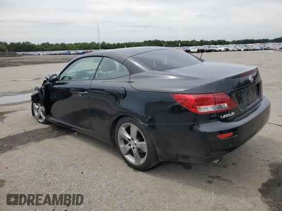 2010 Lexus IS 350 C z VIN JTHFE2C25A2504309, wystawiony jako Copart lot #62830705 z przebiegiem 77 711 mil mil oraz Szkoda całkowita • Salvage title. Historia ofert i sprzedaży dostępna na DreamBid. Obrazek 2.
