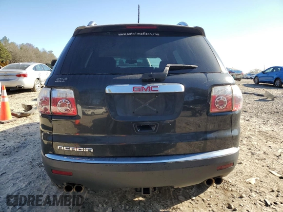 2009 GMC Acadia SLT1 with VIN 1GKER23D19J128703, listed as a Copart auction lot 47024315 with 165,179 mi miles and Salvage Title. Bid and sale history available at carsss.com. Image 6.