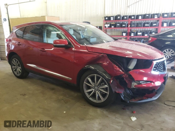 2020 Acura RDX w/Technology Pkg with VIN 5J8TC2H54LL025827, listed as a Copart auction lot 60447193 with 34,207 mi miles. Bid and sale history available at carsss.com. Image 4.
