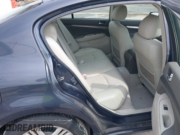 2011 Infiniti G25 with VIN JN1DV6AP1BM600039, listed as a IAAI auction lot 42689063 with 101,797 mi miles and . Bid and sale history available at DreamBid. Image 8.