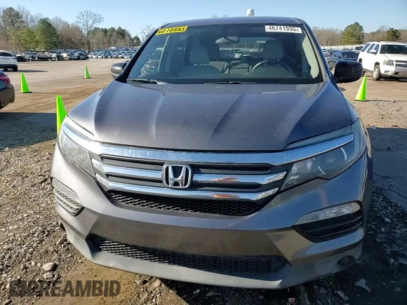 2016 Honda Pilot LX with VIN 5FNYF5H15GB026763, listed as a Copart auction lot 46741935 with 158,342 mi miles and Salvage Title. Bid and sale history available at DreamBid. Image 12.