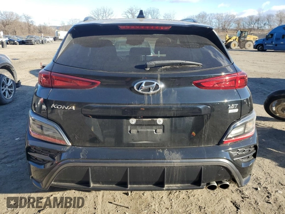 2022 Hyundai Kona N Line with VIN KM8K3CA33NU773941, listed as a Copart auction lot 86477754 with 51,259 mi miles and Salvage Title. Bid and sale history available at carsss.com. Image 6.