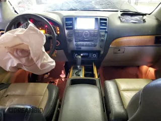 2015 Nissan Armada Platinum z VIN 5N1BA0NFXFN620977, wystawiony jako Copart lot #47793445 z przebiegiem 172 514 mil mil oraz Szkoda całkowita • Salvage title. Historia ofert i sprzedaży dostępna na DreamBid. Obrazek 8.