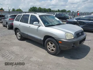2003 Hyundai Santa Fe GLS with VIN KM8SC73D83U438653, listed as a IAAI auction lot 42775537 with 159,135 mi miles and . Bid and sale history available at DreamBid. Image 1.