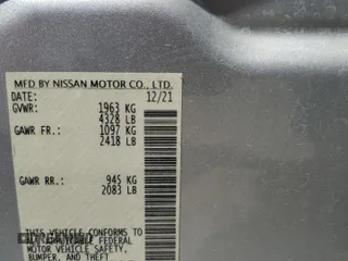 2022 Nissan Altima 2.5 SV with VIN 1N4BL4DV1NN313233, listed as a Copart auction lot 50029485 with 56,206 mi miles and Clean Title. Bid and sale history available at carsss.com. Image 12.