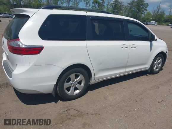 2015 Toyota Sienna LE AAS with VIN 5TDKK3DC1FS599053, listed as a IAAI auction lot 42216805 with 167,280 mi miles and . Bid and sale history available at DreamBid. Image 4.