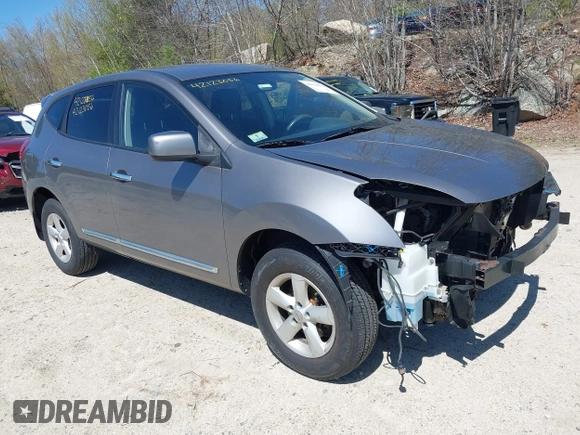 2013 Nissan Rogue S with VIN JN8AS5MV3DW657819, listed as a IAAI auction lot 42123056 with 104,794 mi miles and . Bid and sale history available at DreamBid. Image 1.