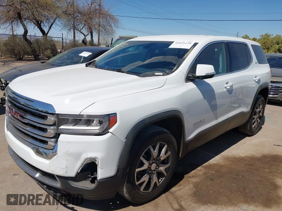 2020 GMC Acadia SLE with VIN 1GKKNKLA1LZ227373, listed as a IAAI auction lot 41852128 with 65,297 mi miles and . Bid and sale history available at carsss.com. Image 6.