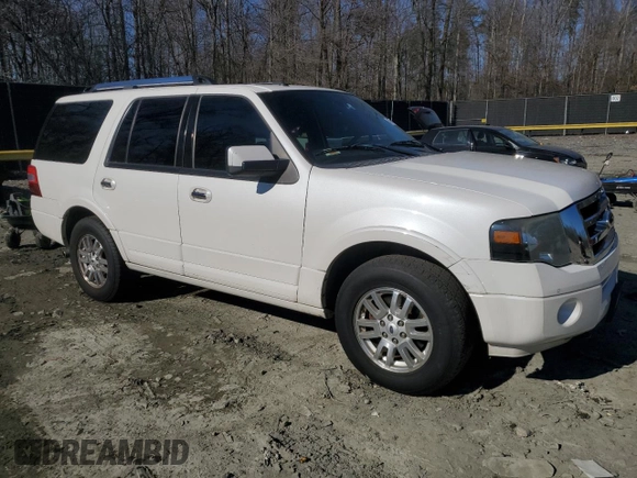 2014 Ford Expedition Limited with VIN 1FMJU2A50EEF65174, listed as a Copart auction lot 47701935 with 215,844 mi miles and Clean title. Bid and sale history available at DreamBid. Image 4.