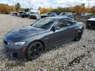 2015 BMW M4 with VIN WBS3U9C51FP967674, listed as a Copart auction lot 76507384 with 80,518 mi miles and Salvage Title. Bid and sale history available at carsss.com. Image 1.