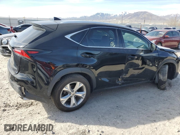 2017 Lexus NX with VIN JTJBARBZ0H2118889, listed as a Copart auction lot 50250115 with 0 mi miles and Salvage Title. Bid and sale history available at carsss.com. Image 3.