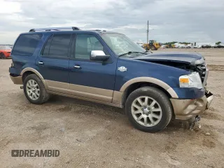 2013 Ford Expedition XLT with VIN 1FMJU1H5XDEF08088, listed as a Copart auction lot 62308255 with 123,203 mi miles and Salvage title. Bid and sale history available at DreamBid. Image 4.