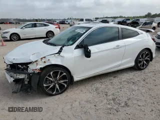 2019 Honda Civic Si with VIN 2HGFC3A51KH750102, listed as a Copart auction lot 52015295 with 65,824 mi miles and Salvage Title. Bid and sale history available at DreamBid. Image 1.