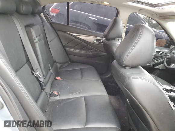 2017 Infiniti Q50 Signature Edition with VIN JN1EV7APXHM730064, listed as a Copart auction lot 58155405 with 93,425 mi miles and Salvage title. Bid and sale history available at DreamBid. Image 10.
