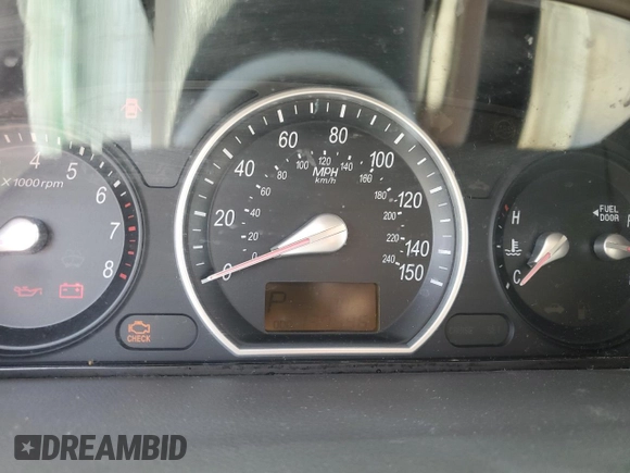 2007 Hyundai Sonata GLS with VIN 5NPET46CX7H236450, listed as a Copart auction lot 53999375 with 137,596 mi miles and Salvage Title. Bid and sale history available at DreamBid. Image 9.