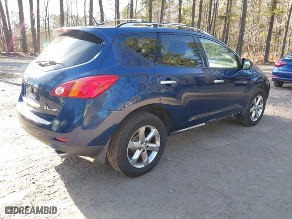 2010 Nissan Murano SL with VIN JN8AZ1MW1AW133030, listed as a IAAI auction lot 41732718 with 184,016 mi miles. Bid and sale history available at carsss.com. Image 4.