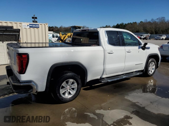 2022 GMC Sierra 1500 with VIN 1GTRHBEDXNZ612796, listed as a Copart auction lot 86163974 with 13,370 mi miles and Salvage Title. Bid and sale history available at DreamBid. Image 3.