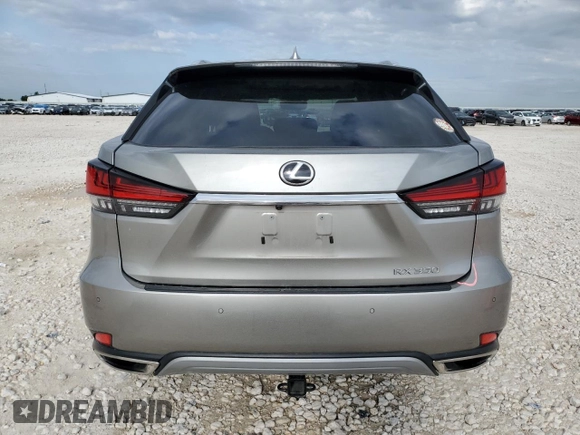2021 Lexus RX 350 with VIN 2T2JZMAA7MC188225, listed as a Copart auction lot 55760085 with 66,994 mi miles and Salvage Title. Bid and sale history available at DreamBid. Image 6.