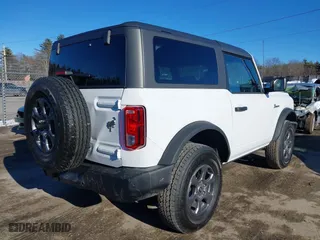 2024 Ford Bronco Big Bend with VIN 1FMDE7AH7RLB15038, listed as a IAAI auction lot 41504232 with 344 mi miles. Bid and sale history available at carsss.com. Image 4.