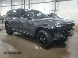2024 Jeep Grand Cherokee Laredo X with VIN 1C4RJHAG2RC145244, listed as a Copart auction lot 47757845 with 16,175 mi miles and Salvage Title. Bid and sale history available at carsss.com. Image 4.