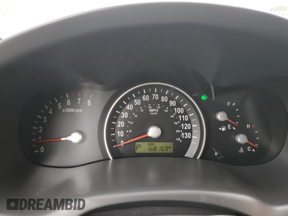 2010 Kia Sedona LX with VIN KNDMG4C3XA6359266, listed as a Copart auction lot 49822195 with 168,169 mi miles and Salvage Title. Bid and sale history available at carsss.com. Image 9.