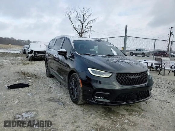 2021 Chrysler Pacifica Limited with VIN 2C4RC3GGXMR603651, listed as a Copart auction lot 87442164 with 65,166 mi miles and Salvage title. Bid and sale history available at DreamBid. Image 12.