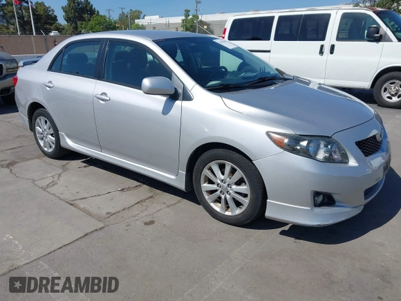 2009 Toyota Corolla with VIN 1NXBU40E69Z045543, listed as a IAAI auction lot 42201200 with 143,533 mi miles. Bid and sale history available at carsss.com. Image 1.